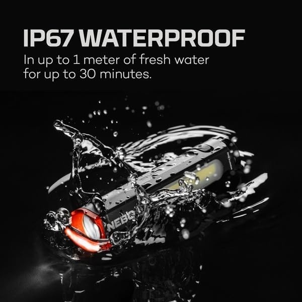 Mini Larry Pocket Flashlight 500 Lumen Waterproof Rechargeable Multitool