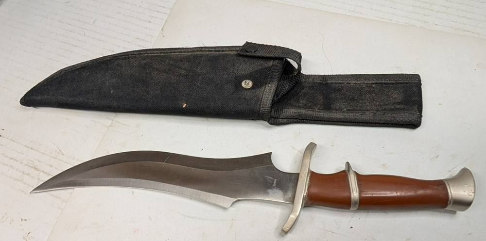 Vintage Stainless ROSTFREI Dagger & Sheath 15 " Long