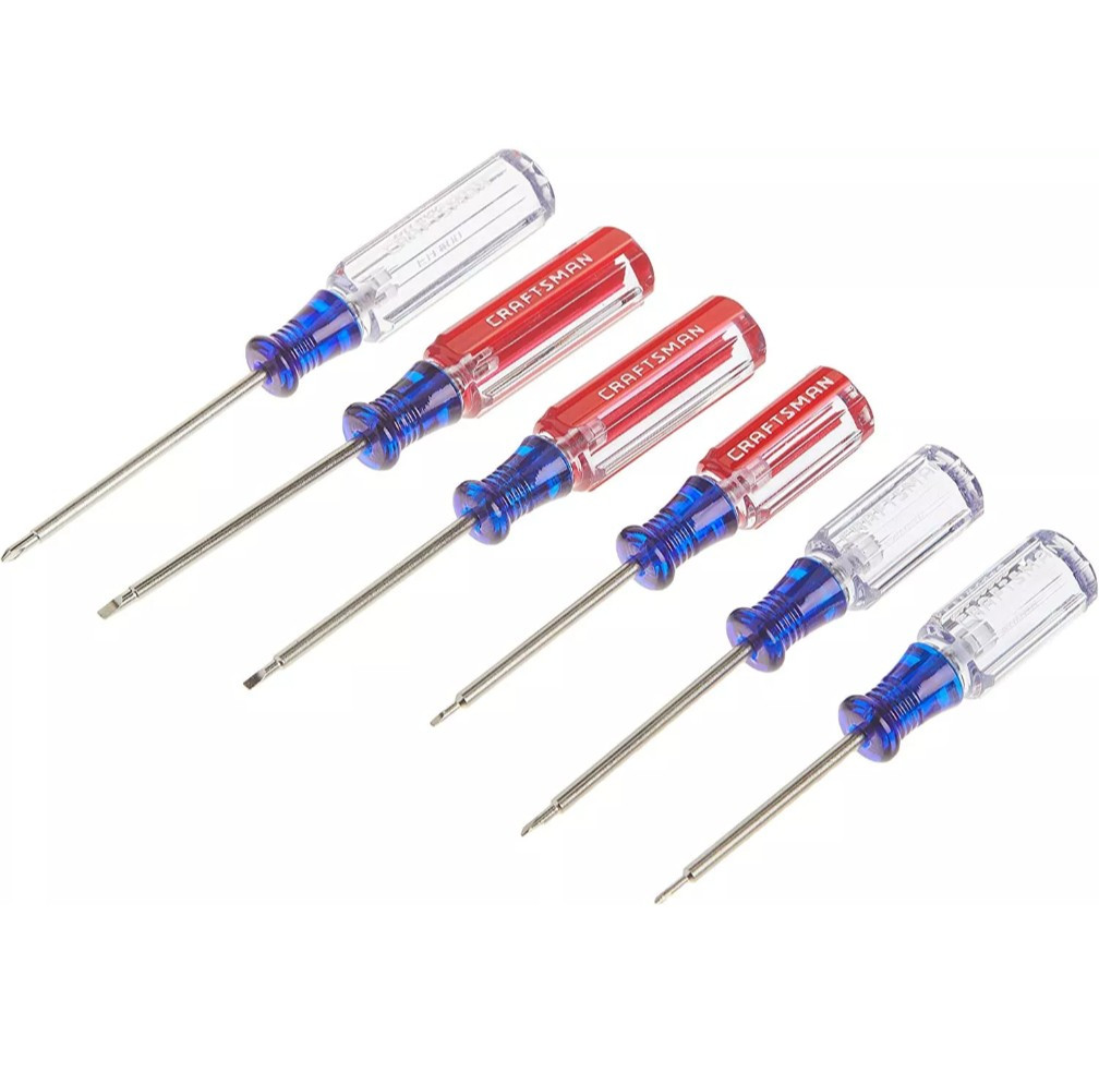 CRAFTSMAN Small Screwdiver Set 6 Piece Jewelers Set CMHT65043
