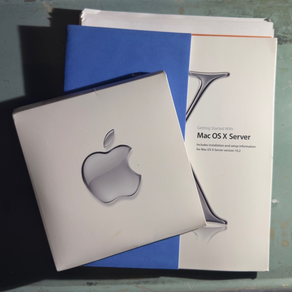 Apple Mac OS X Server 10.2 Jaguar NFR Complete, Mac OS 9 Netboot, WebObjects 5.1