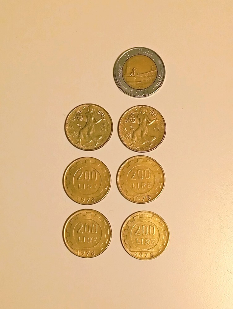 Old Italian Lire Coins