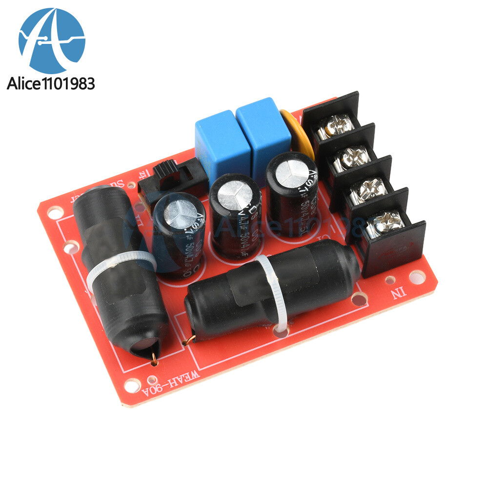 200W High Power Speaker Frequency Divider Subwoofer 2 Way Audio Crossover DIY