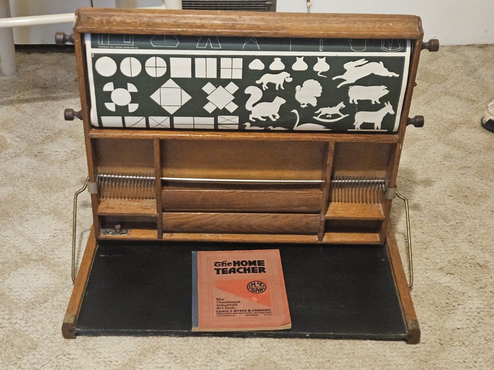 Vtg The Home Teacher Portable Teaching Aid