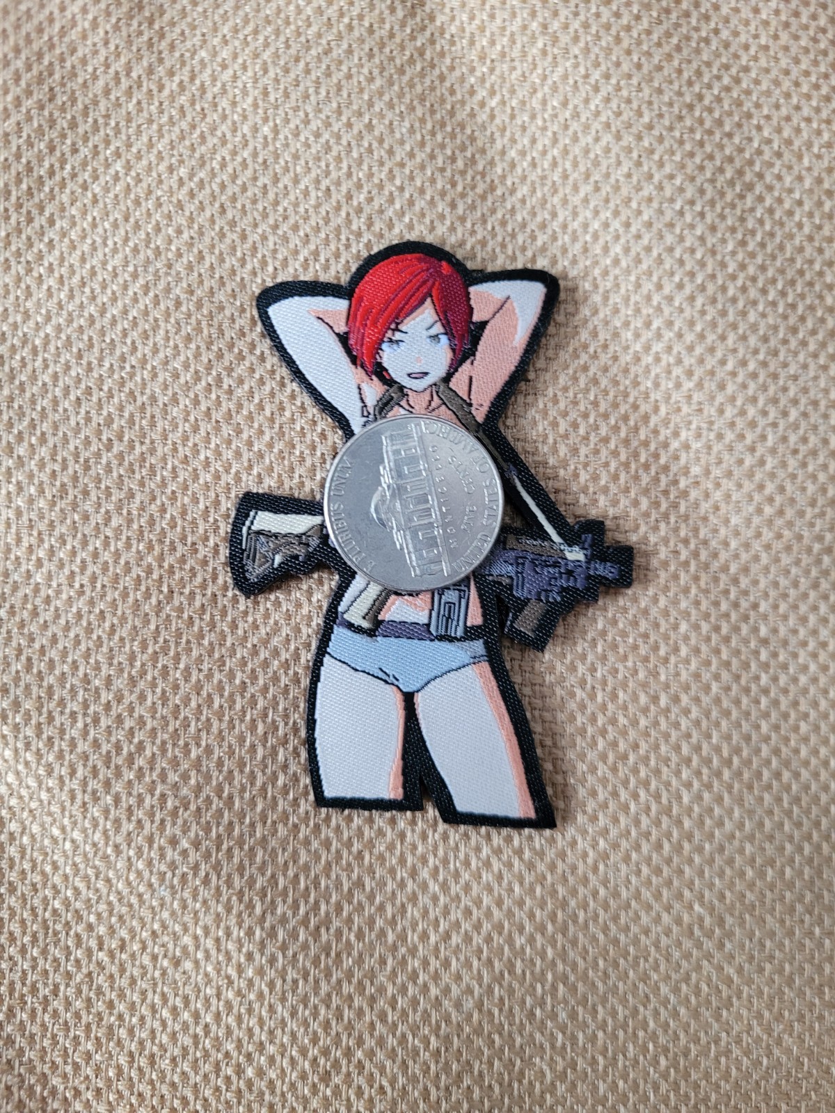 Boobies Nude Anime Patch Morale Tactical Hook Weapons Grade Waifu Girl NSFW