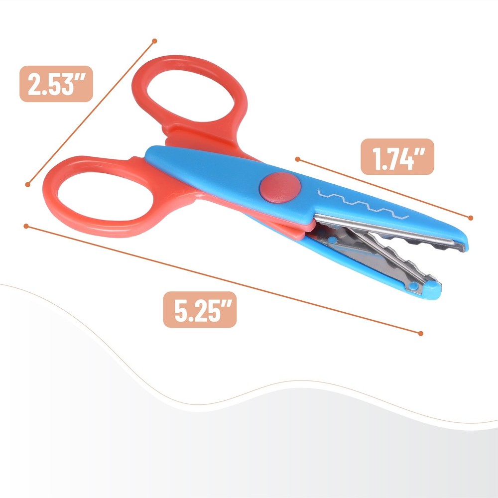 Mr. Pen- Craft Scissors Decorative Edge, 6 Pack, Zig Zag Scissors for Crafting