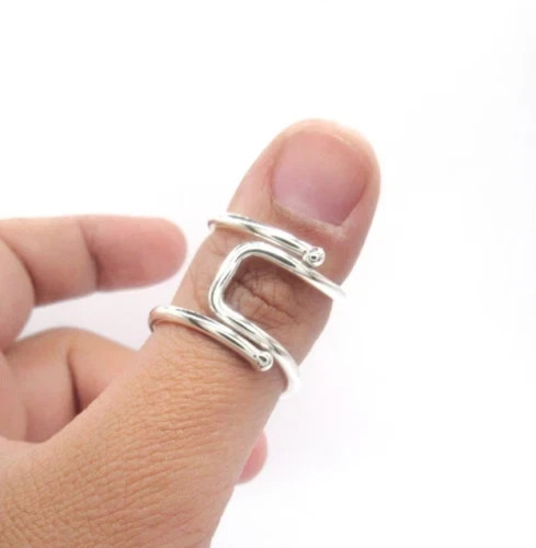Solid 925 Sterling Silver Band Ring Unique Design Handmade Jewelry Ring All Size