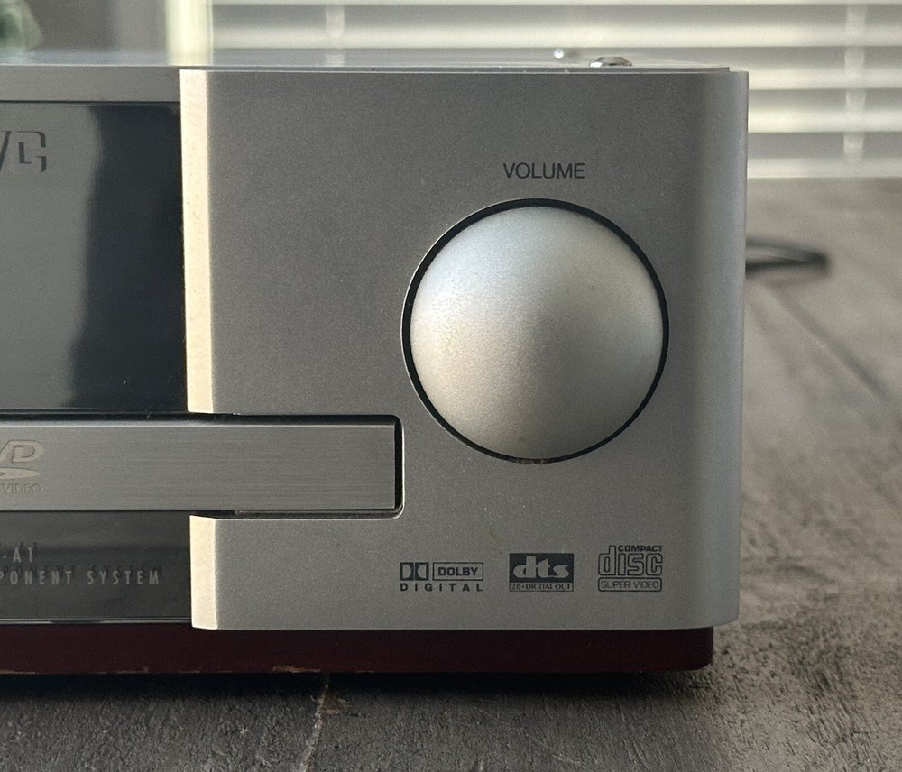 JVC CA-EXA1 DVD Receiver Silver Vintage *Please Read