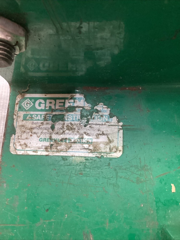 Greenlee 1813 Bending Table Vise Vice Bender ED4U 5003