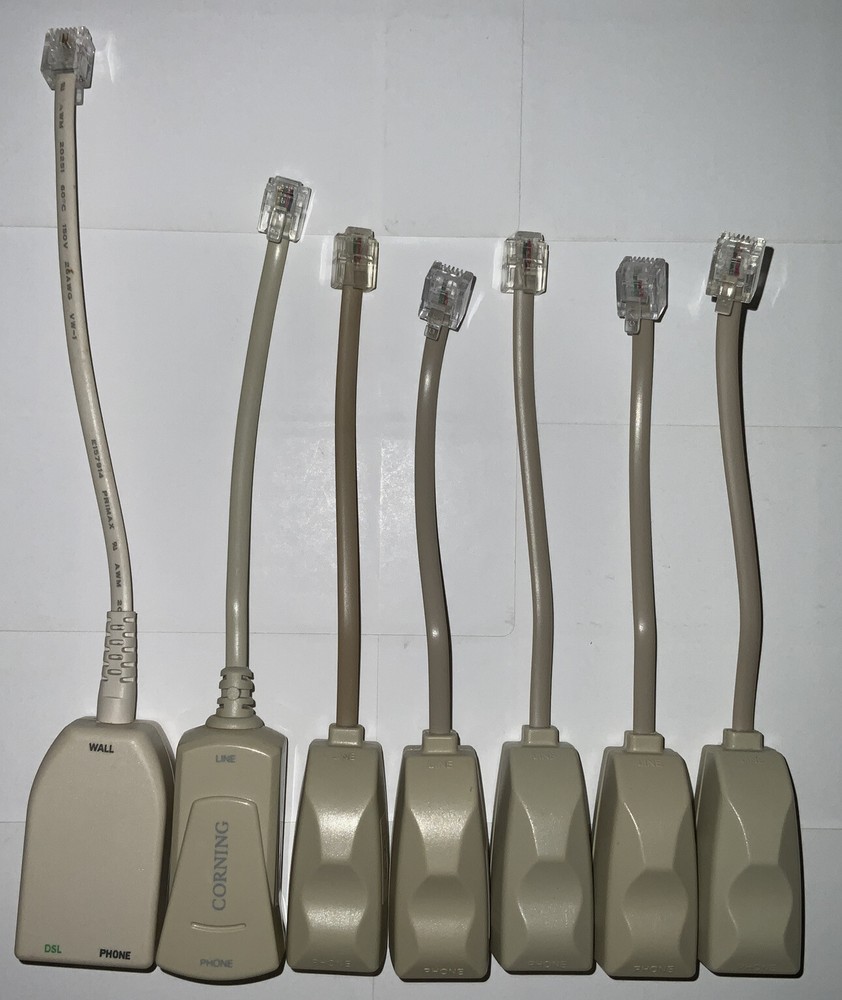 DSL Filter Cable Splitter Lot Of 7