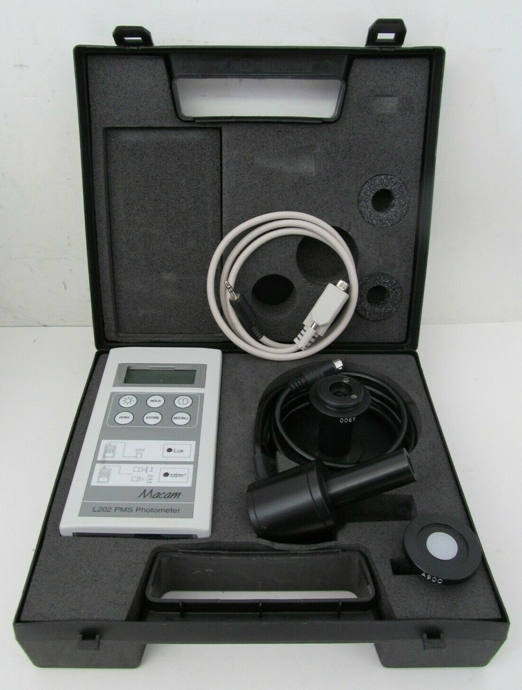 Macam L202PMS+Gx Luminance / Illuminance Photometer w/ Case