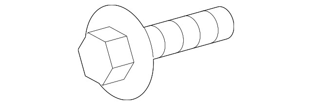 Genuine GM Crankshaft Balancer Bolt 11548686