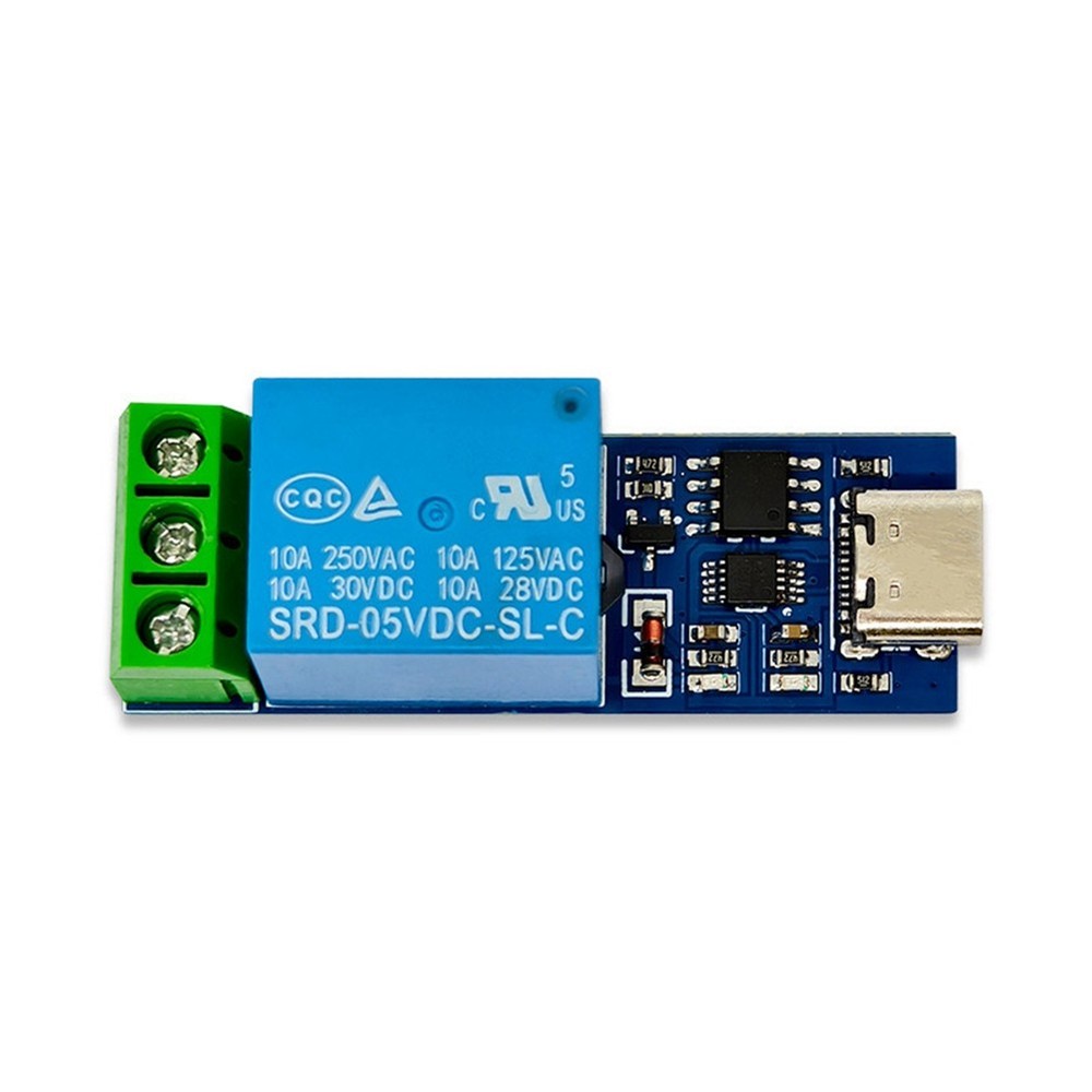 DC USB Relay Module TYPE-C Interface with Overcurrent Protection Support Co3246