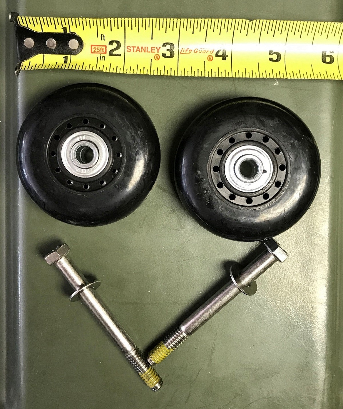 Hardigg / Pelican Factory Replacement Wheel kit 472-MedChest 3,4,5