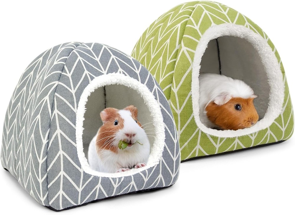 Cozy Guinea Pig Hideout Bed - 2 Pack