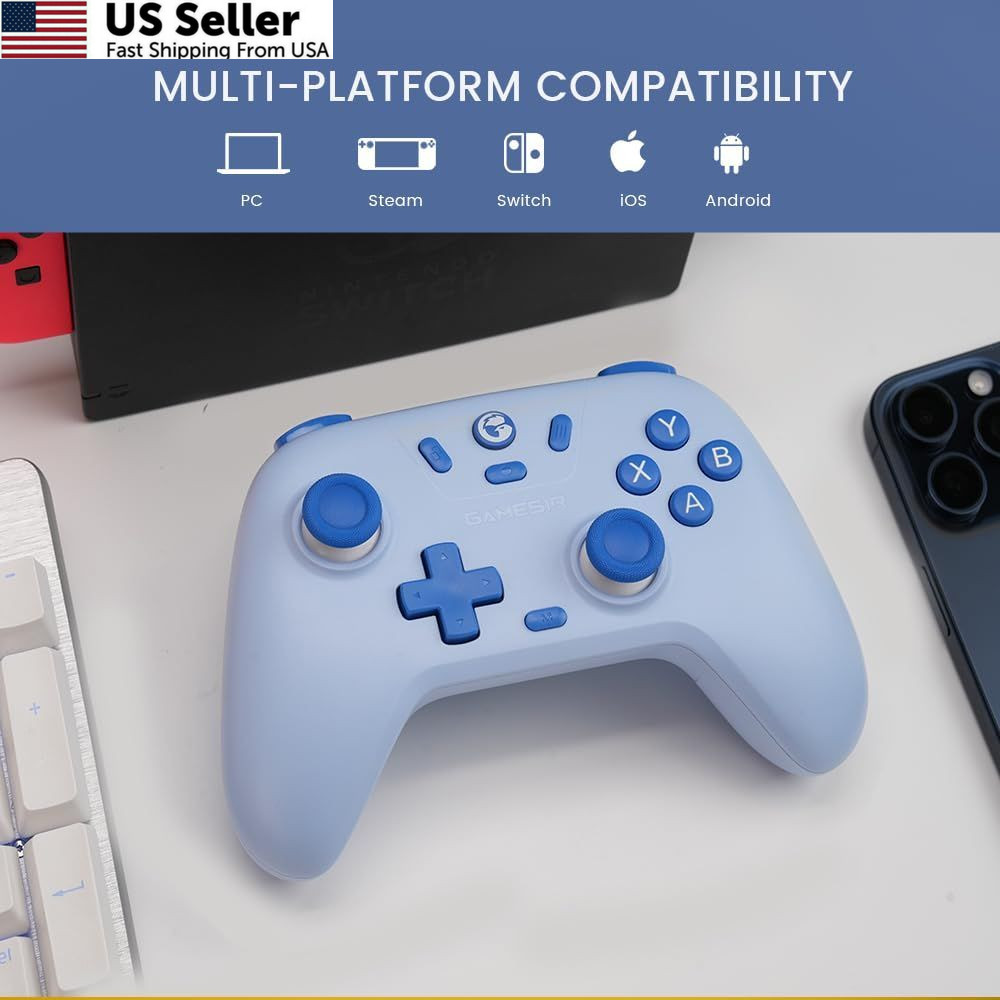 GameSir Nova Lite 2.4g Wireless Controller for Windows PC, Lite(Blue)
