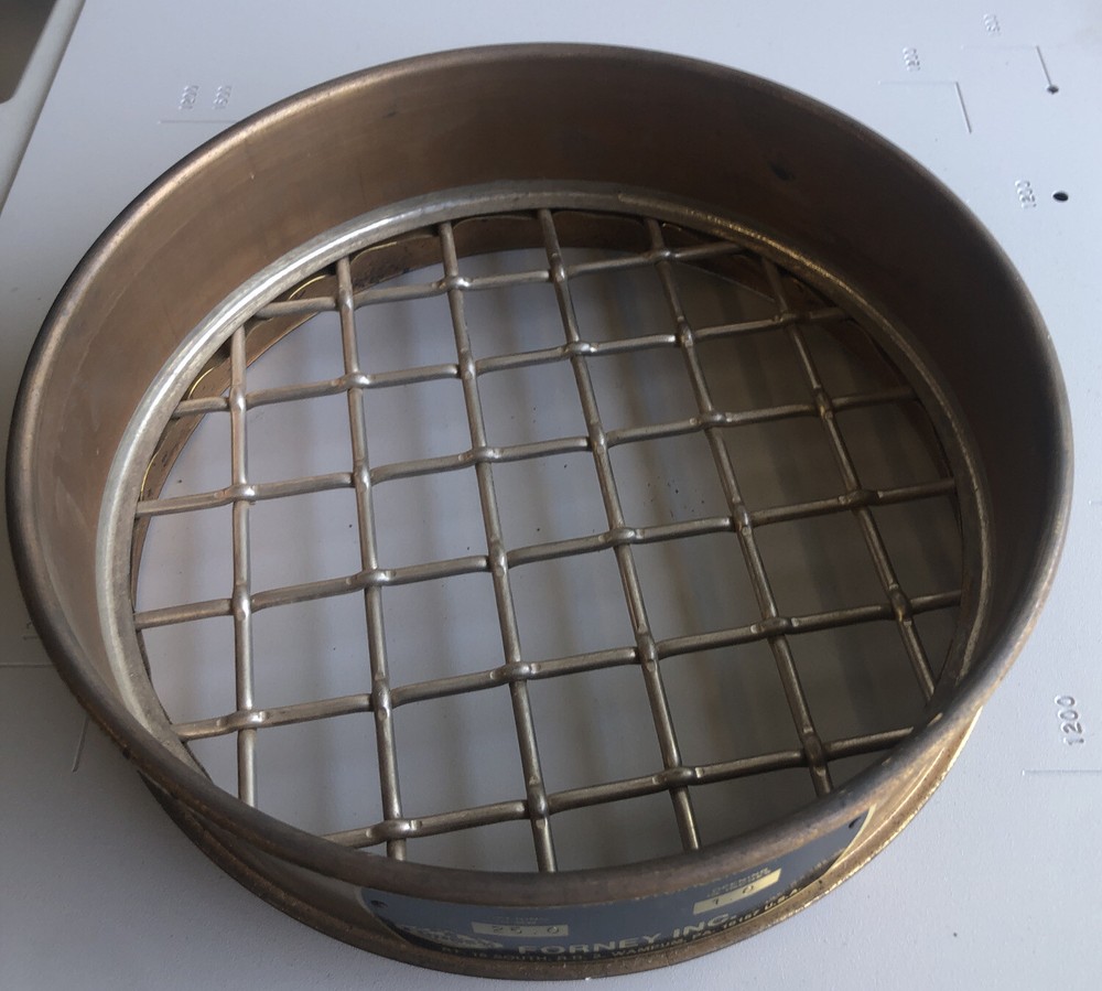 FORNEY 1.00"BS8F Test Sieve Opening 25mm/1.0” USA Standard Testing Sieve
