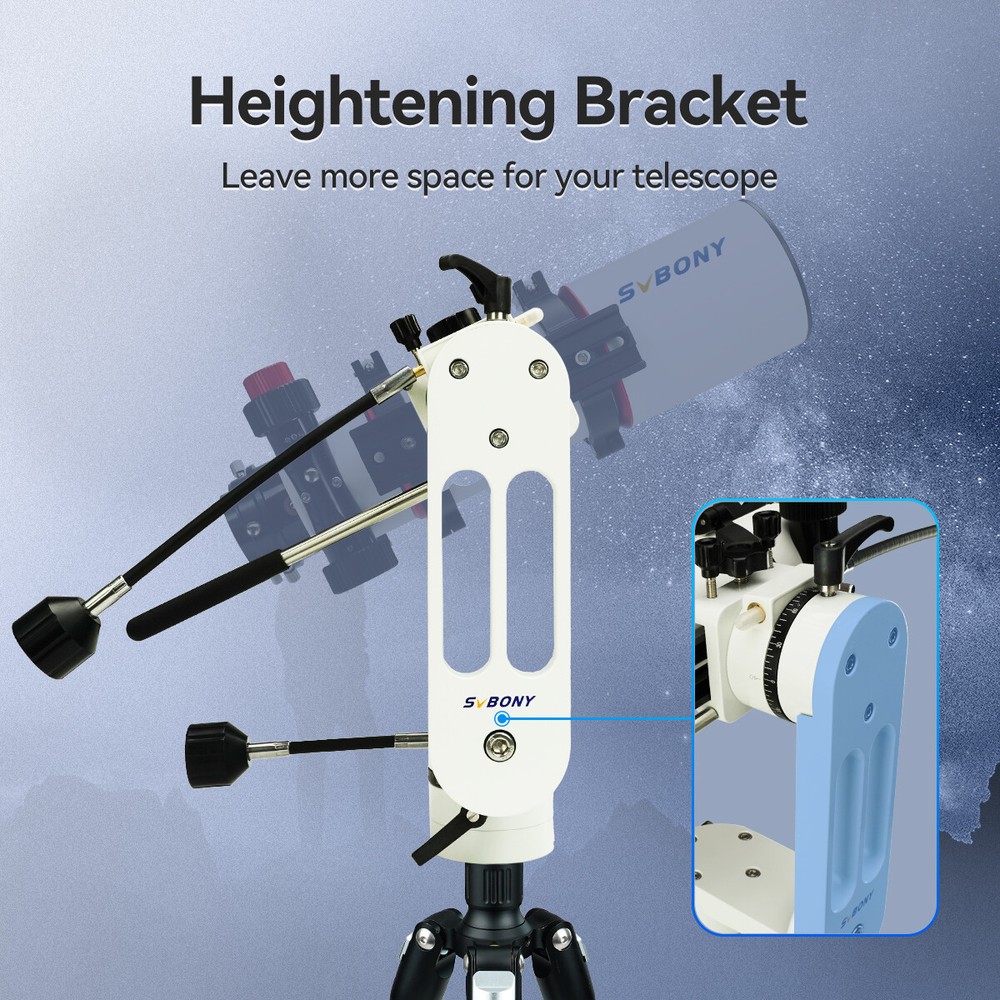 SVBONY SV225 Adjustable Angle Alt-Azimuth Telescope Mount for Astronomical