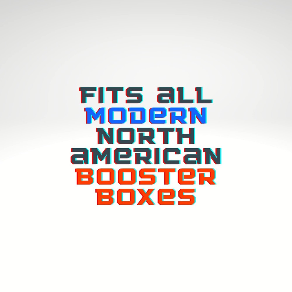 Pokemon Booster Box Protective Case (5 Pack) - Clear Plastic Display Box for ...