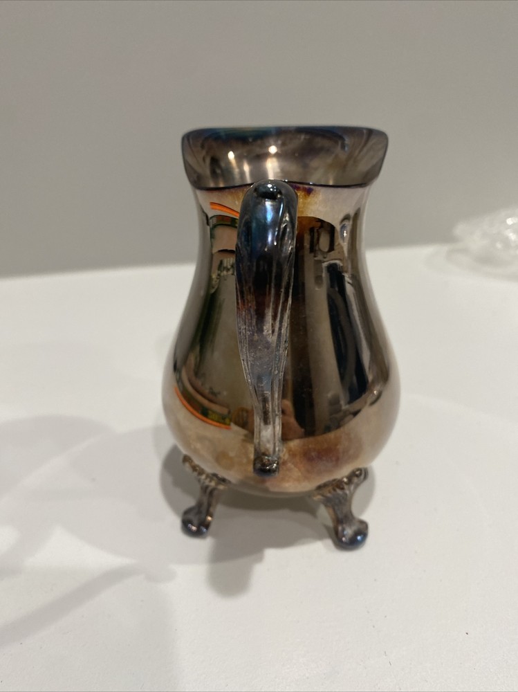 Vintage Silver Pitcher 5.5” Tall