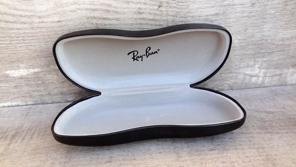 Ray Ban Hard Shell Glasses Case Eyeglasses Protective Case Black