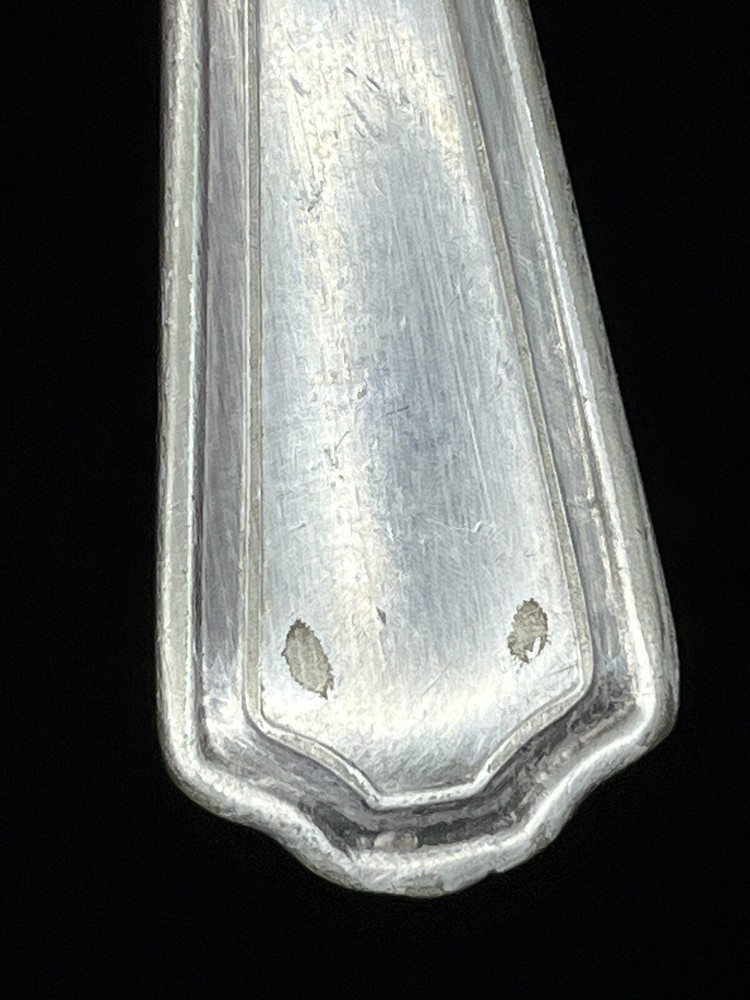 International S. Co., XII, Silver plated Spoon & Unbranded Butter Knife Serving