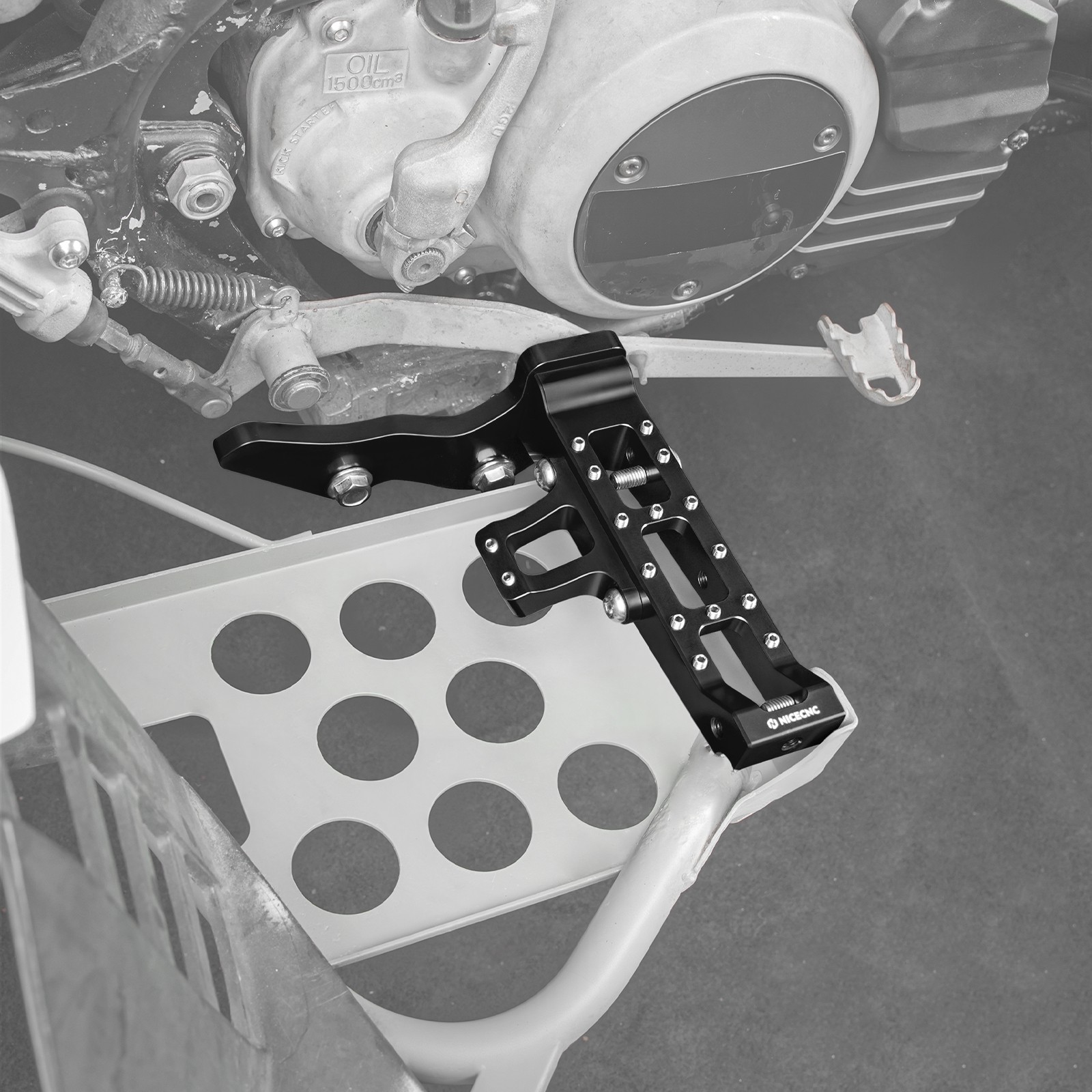 Extended Footrest Foot Pegs 13MM Aluminum For Yamaha Banshee 350 YFZ350 1987-06