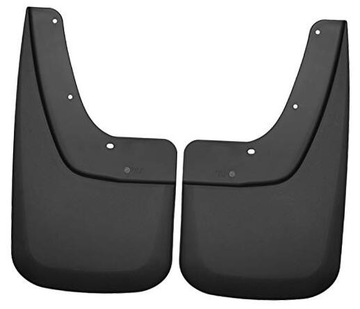 Mud Guards | Rear Mud Guards - Black | Custom Rear Mud Guards Silverado/Sierra