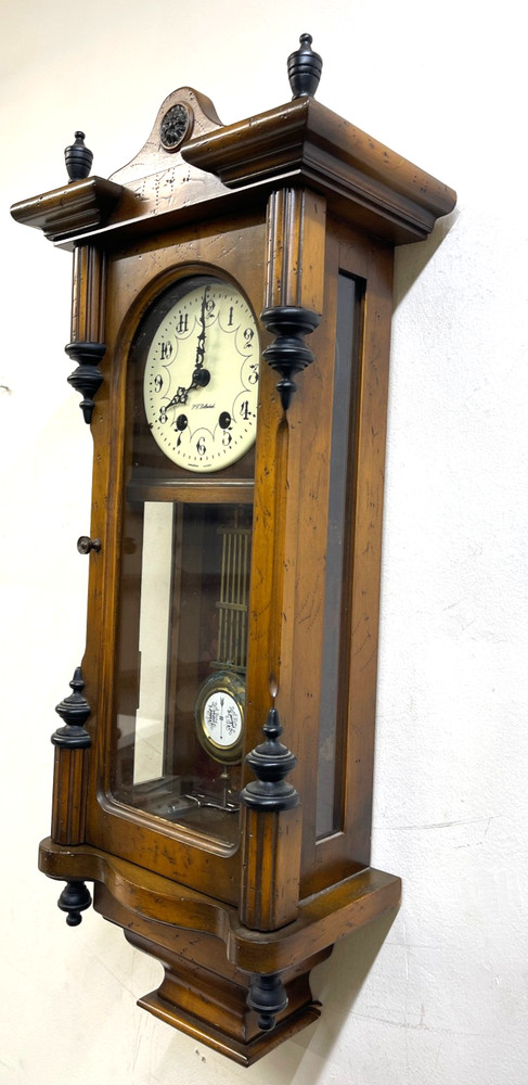 Antique P F Bollenback Wall Regulator *