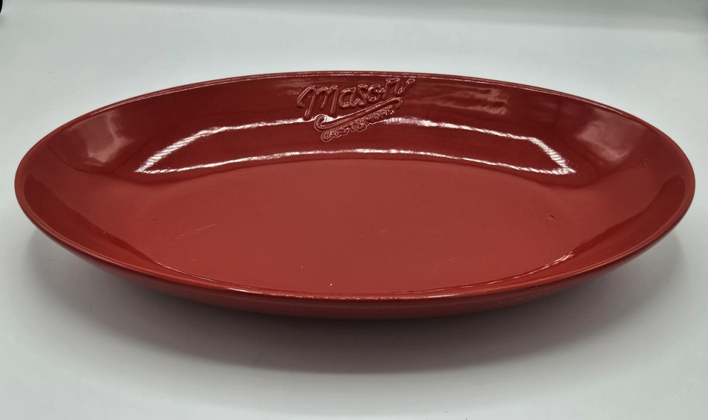 Mason Large Red 15.5" Serving Platter