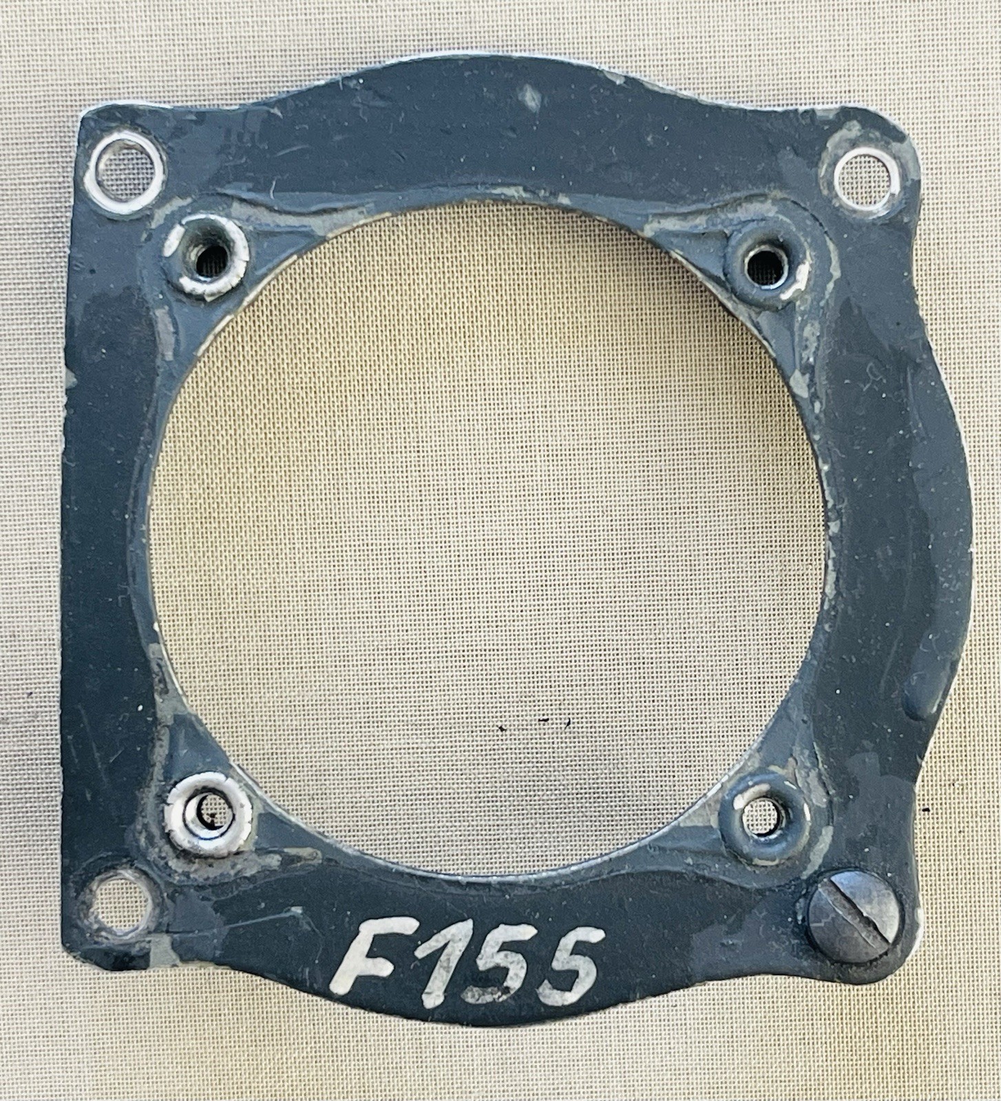 WW II German Aircraft HOMING INDICATOR AFN2 Ln 27002 w/light bulb, bezel