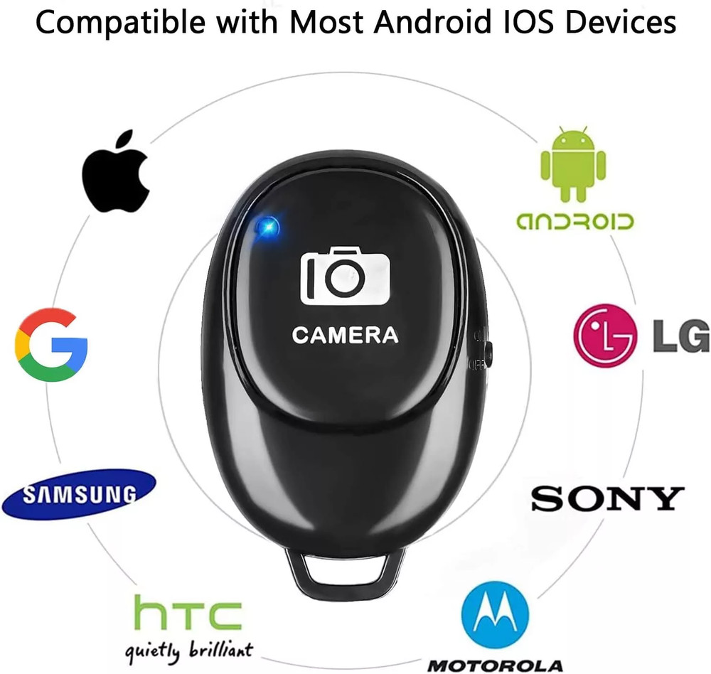 Camera Shutter Wireless Bluetooth Button Remote Control for Android Apple iPhone