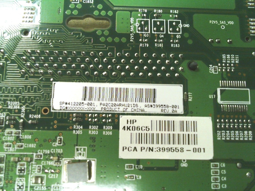 HP SMART ARRAY E200i SAS RAID CONTROLLER CARD 412205-001 64MB CACHE 412800-001