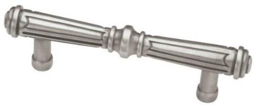 (12 Pack) 3" French Romantics Huit Pull Brushed Satin Pewter