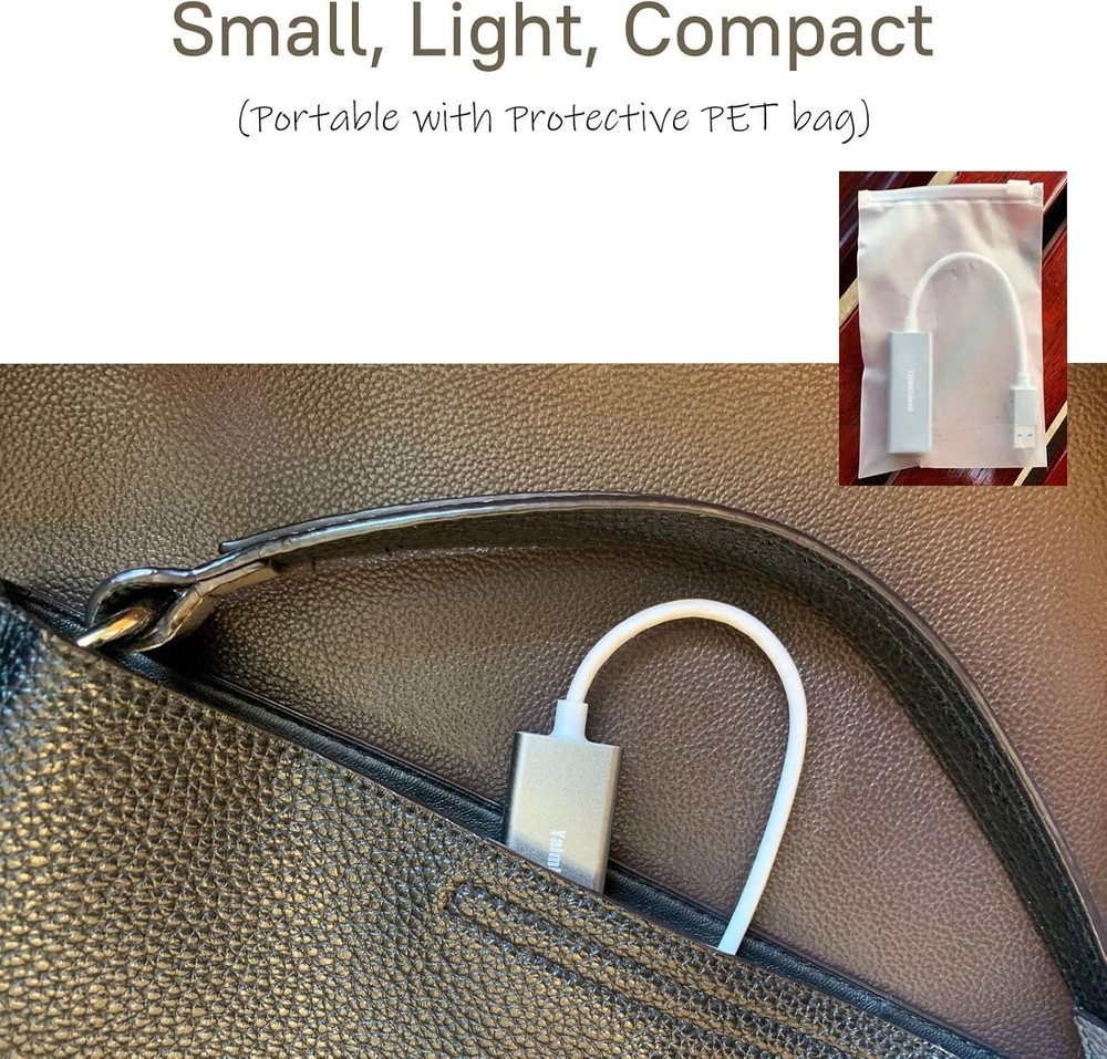 Gigabit USB Ethernet Adapter for Fast, Stable Wired Network