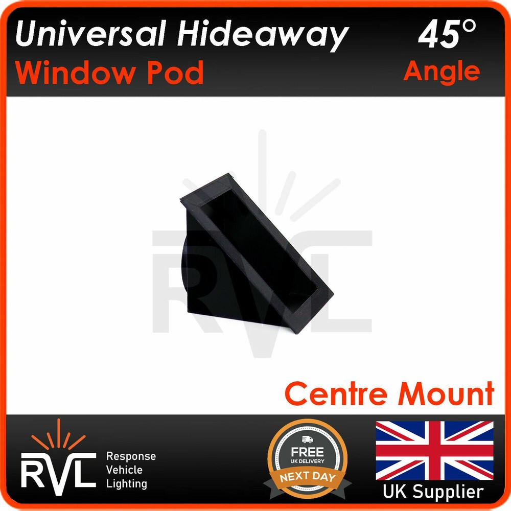 45 Degree Window Pods for LED HIDE AWAY LIGHTS Strobe Flashing beacon lightbars