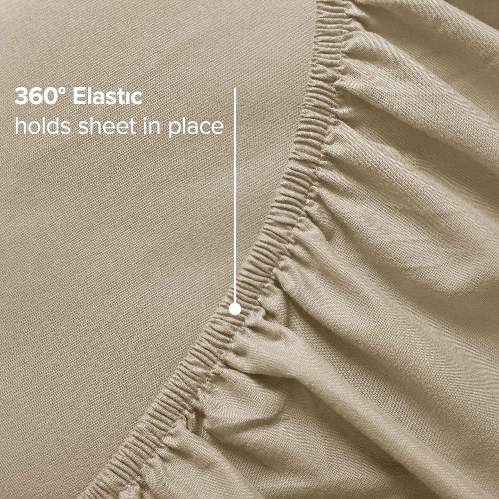 4 Piece Bed sheet set Microfiber Hotel Luxury Ultra Soft Deep Pocket Sheets