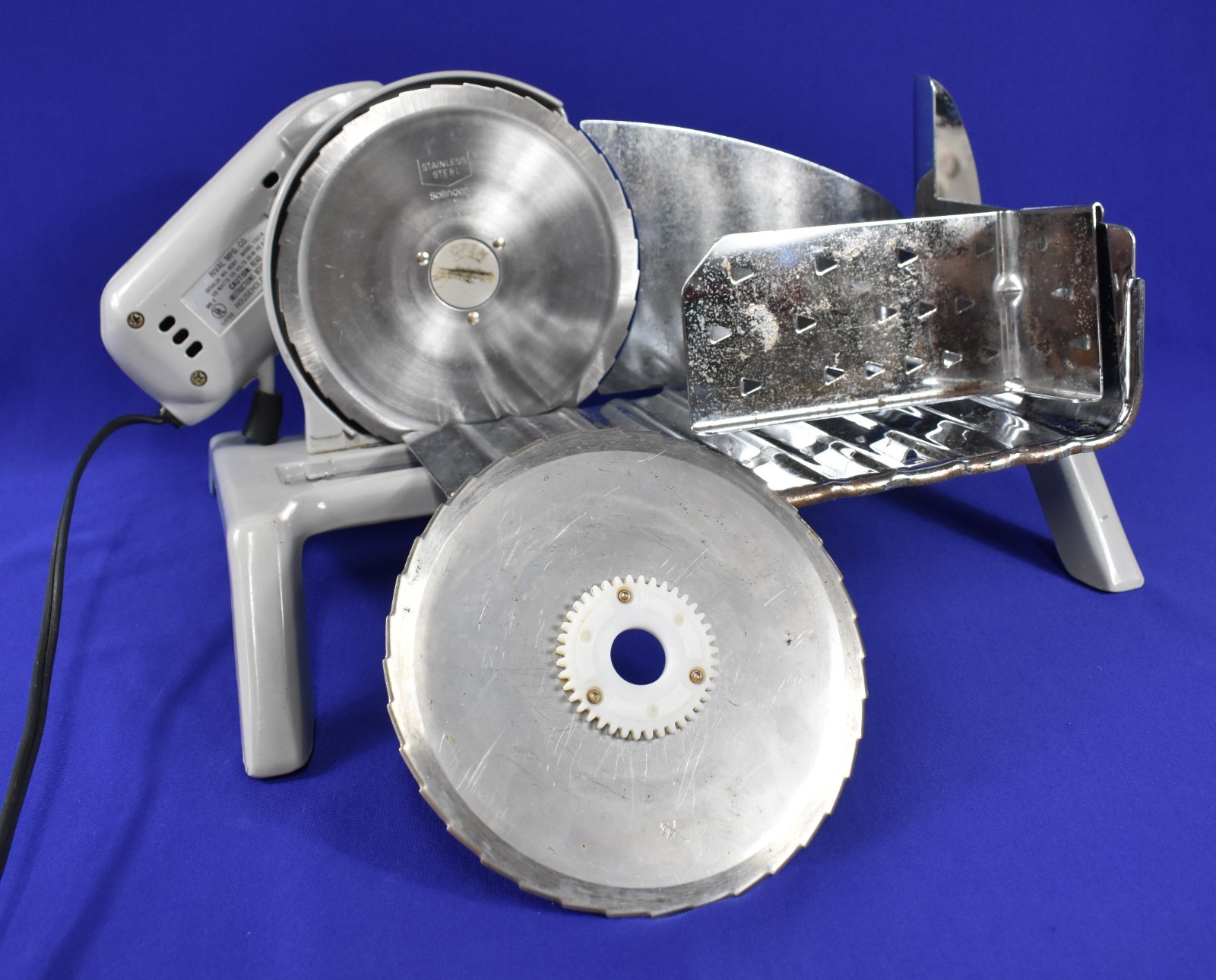 Vintage Rival Meat Slicer 1101/8 Meat /Food Slicer *See Video* #5426