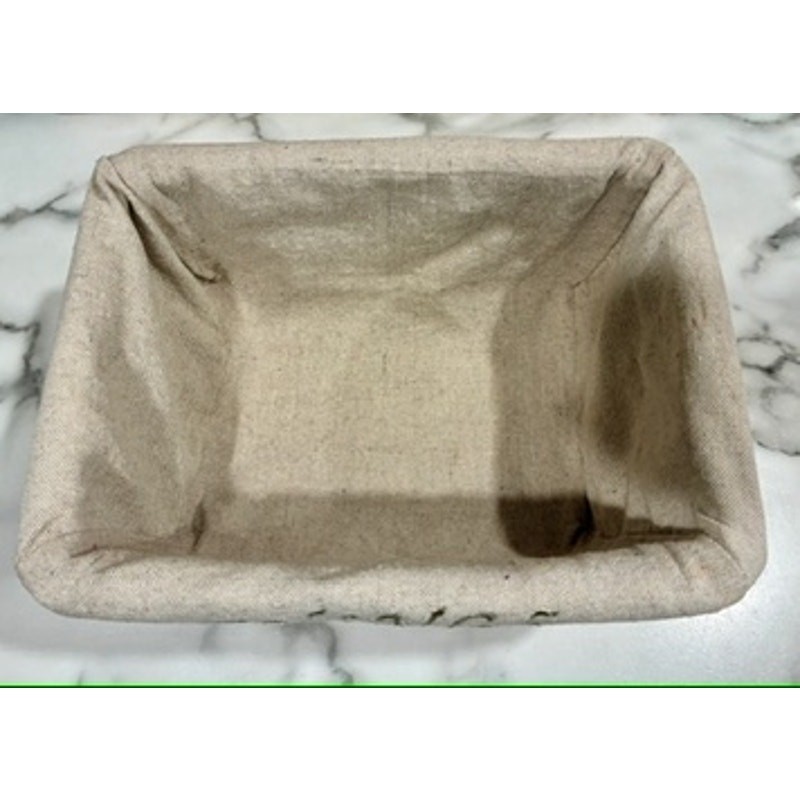 Modern Wicker Storage Basket w/ Washable Liner - Monogrammed Things