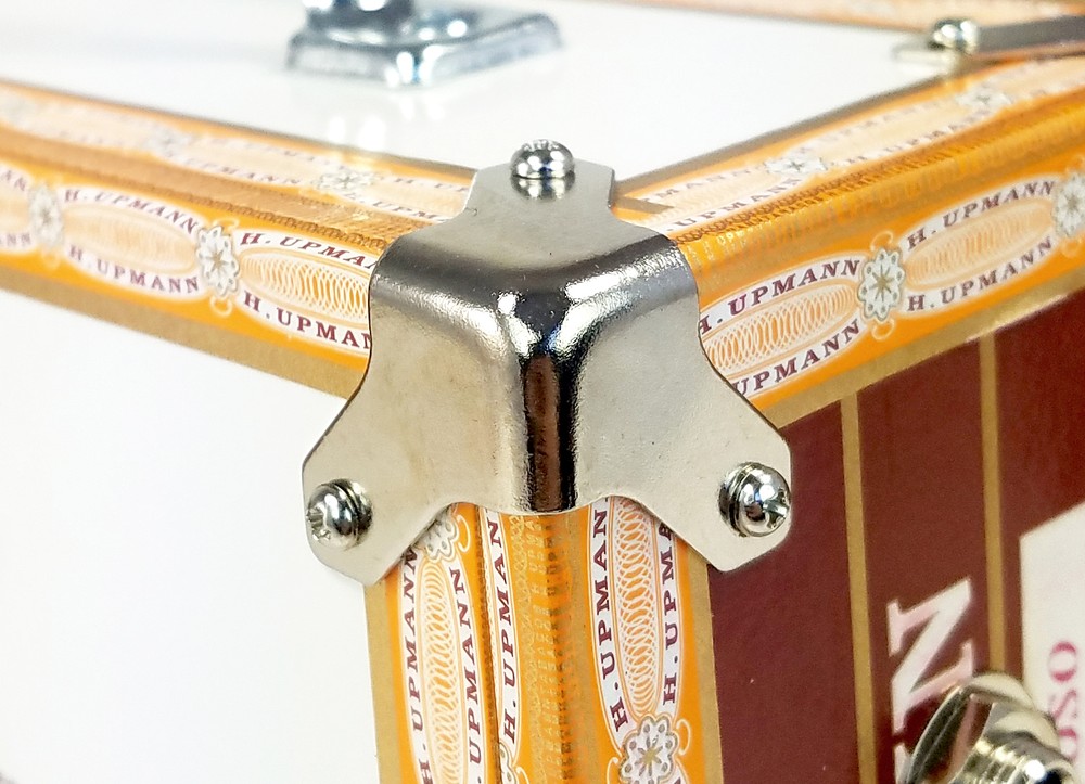 8pc. Small Nickel Trunk/Box Corners - a Great Accent for Your Project!