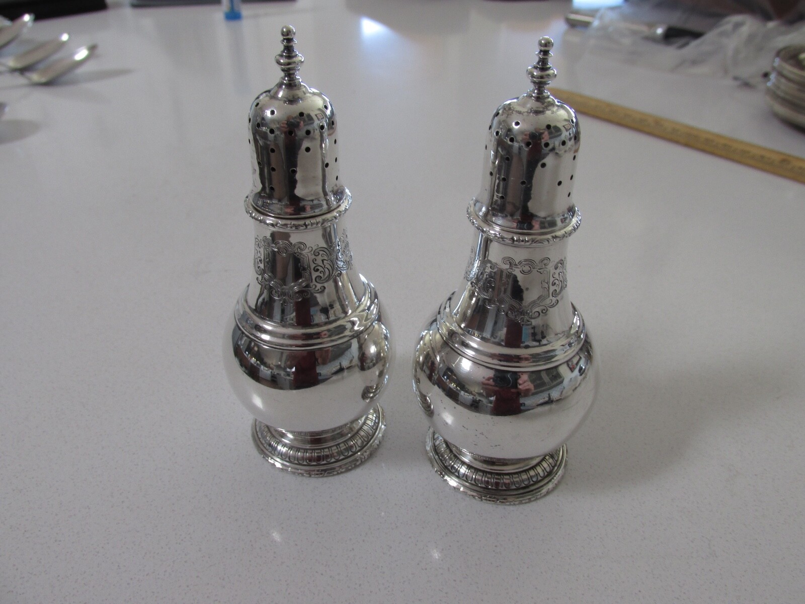 Vintage Treasure Sterling (#844) Sterling Silver Salt & Pepper Shakers