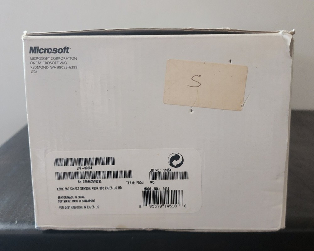 Microsoft KINECT Motion Sensing Gaming Controller Sensor For Xbox 360 EUC