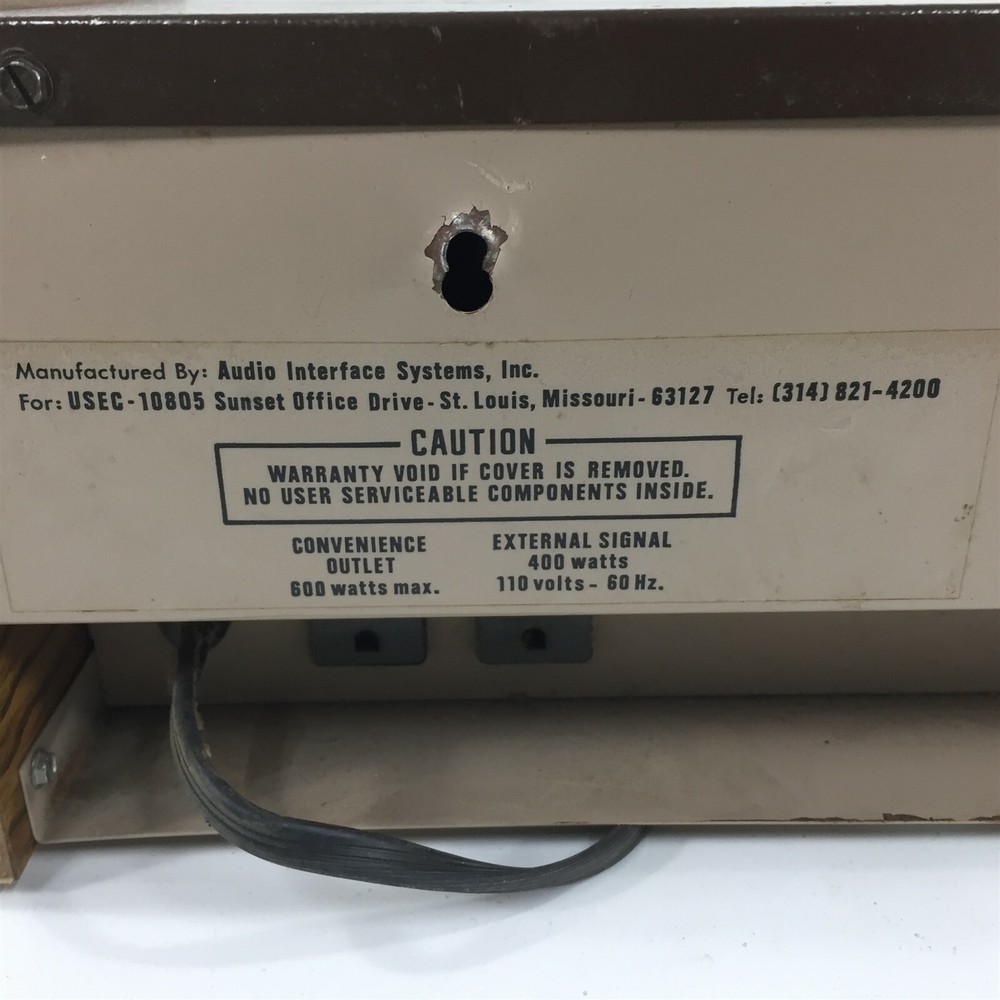 Audio Interface Systems Centurion USEC TSS-2000