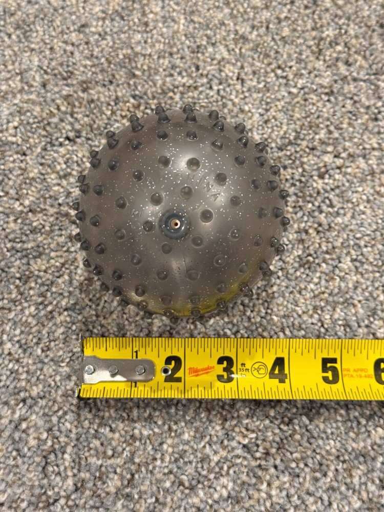 Dave And Busters Spiked Rubber Ball, 4"