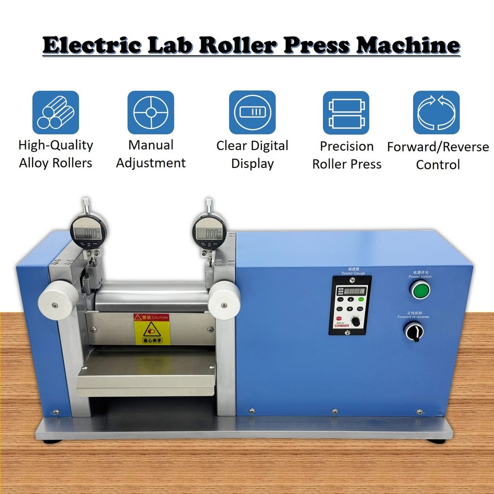 Vertical Battery Electrode Sheet Calendering Machine Roller Press Machine 110V