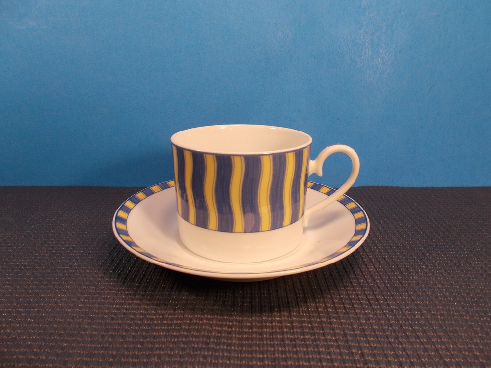 Noritake China Summer Waves 4096 Pattern Cup & Saucer Set