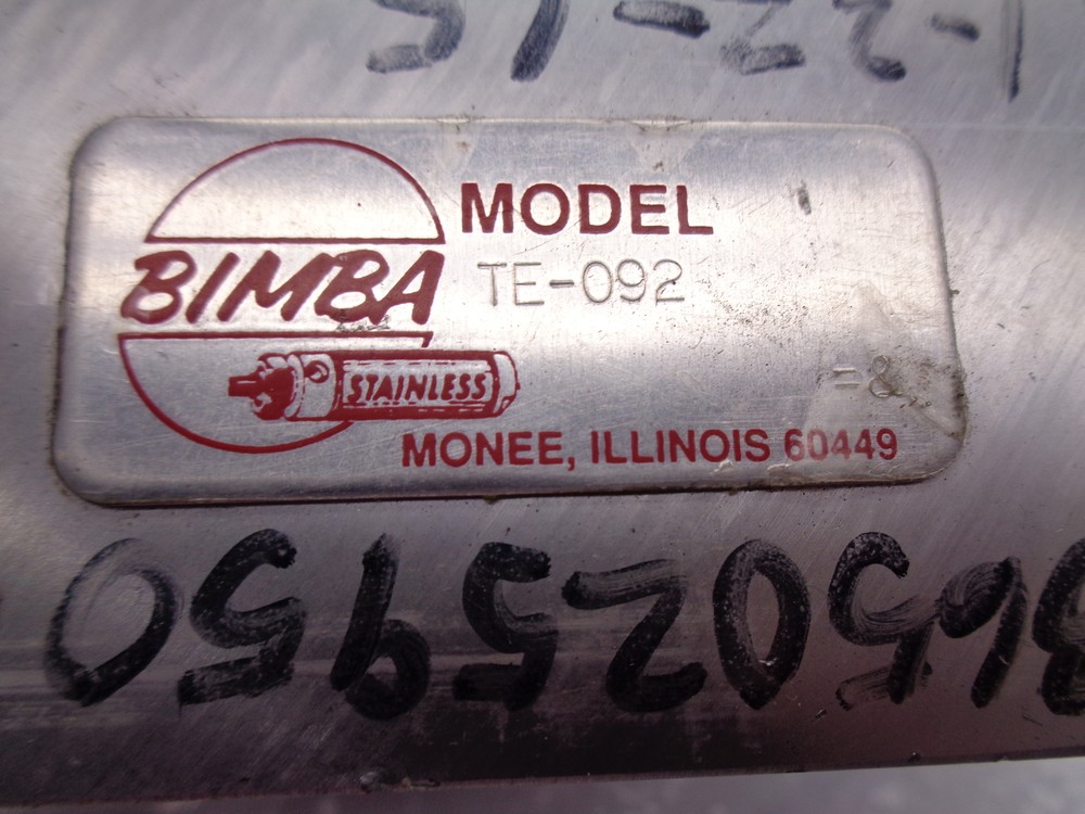 BIMBA TE-092 LINEAR THRUSTER UNMP