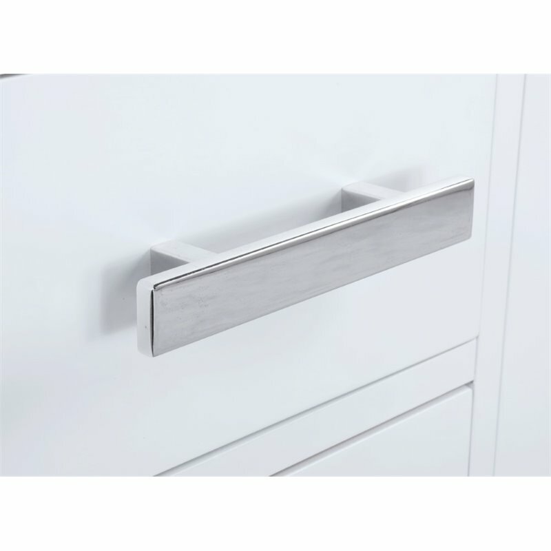 Design Element Group 84" Double Vanity in White