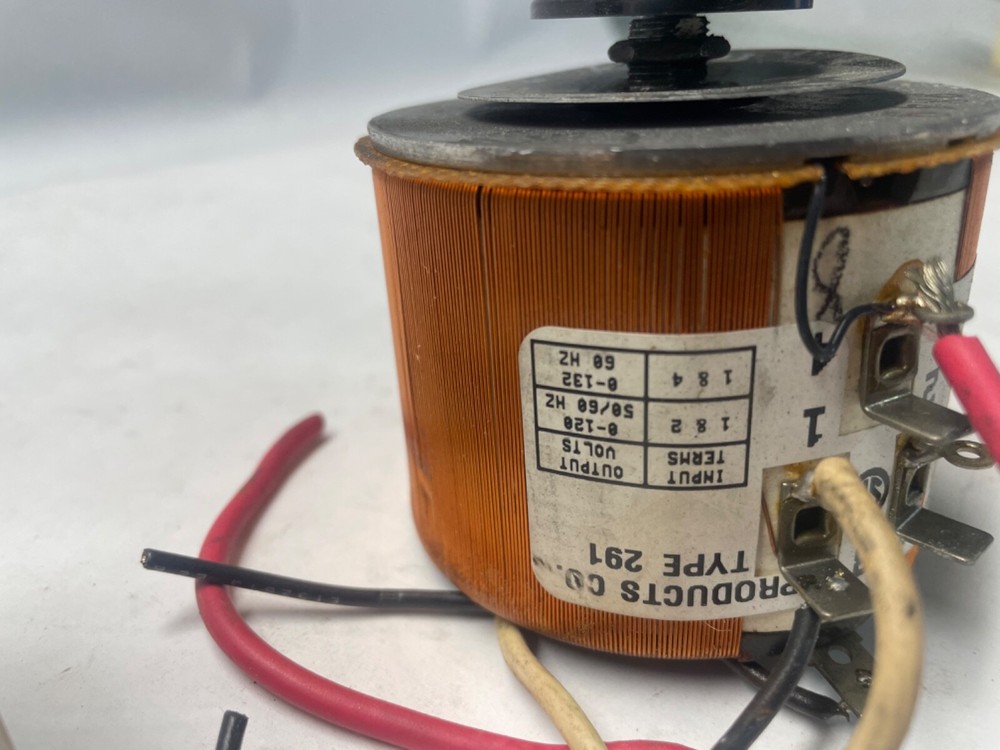STACO ENERGY 171 AND 291 VARIABLE TRANSFORMER