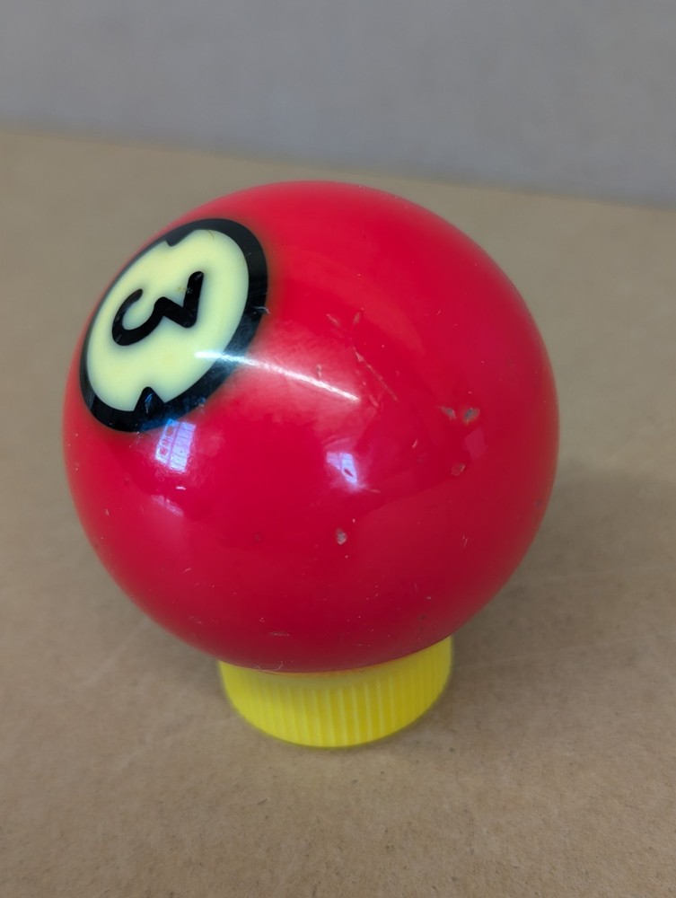 Brunswick Centennial Billiard # 3 Pool Ball Single Ball Replacement, Solid Red