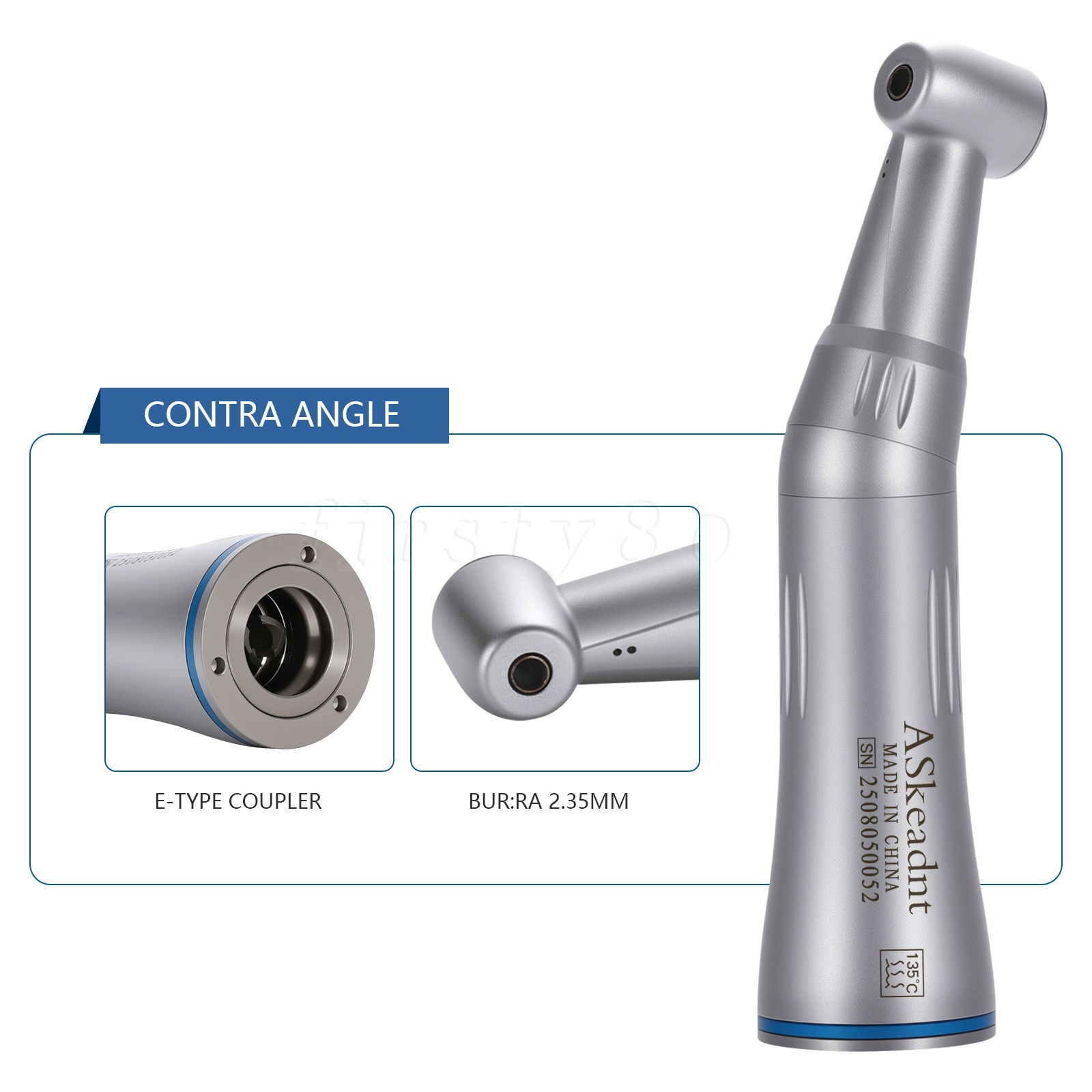 Dental Slow Low Speed Handpiece Push Contra Angle/Air Motor NSK Style 2/4 Holes